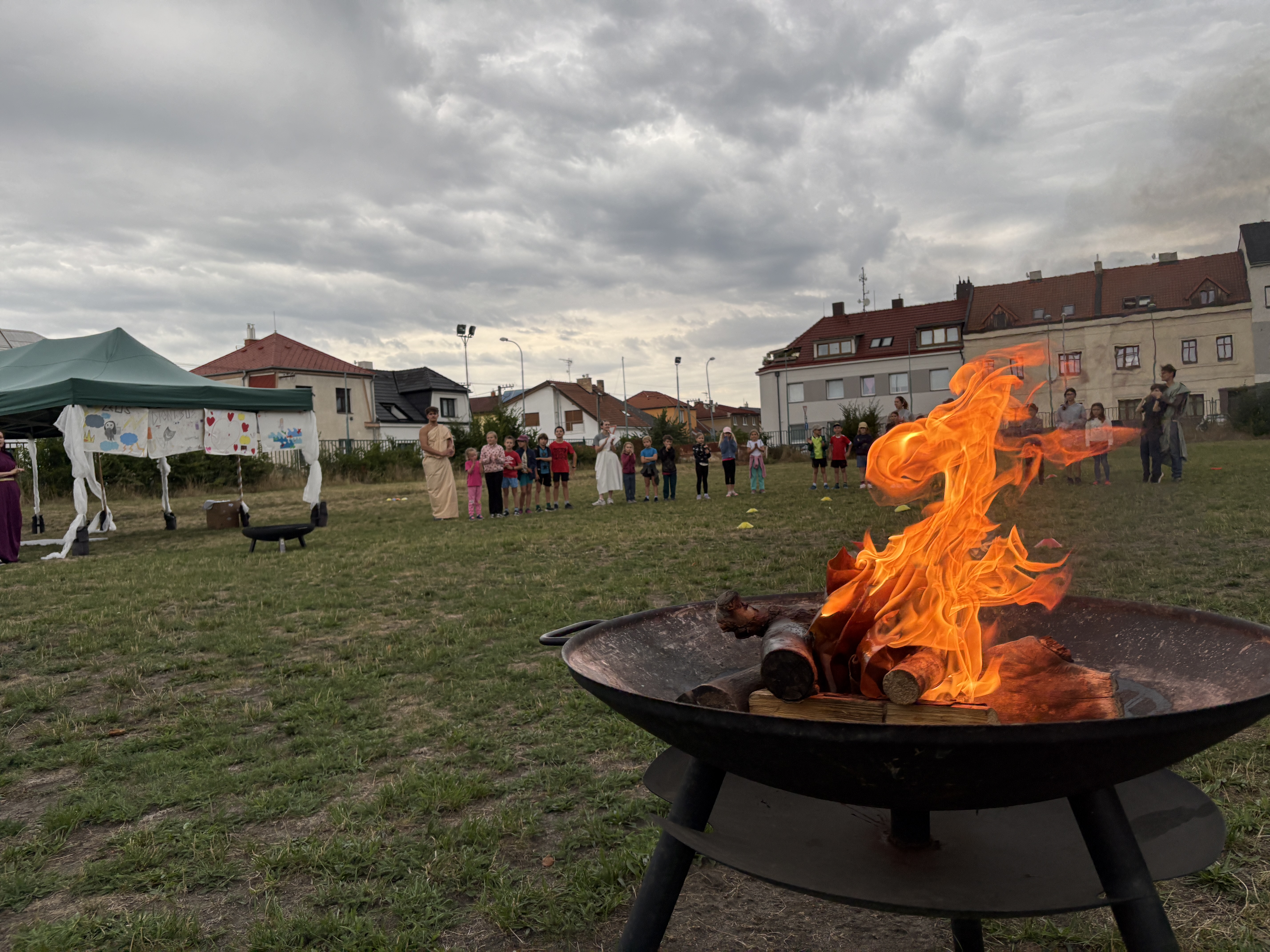 Hořící olympijksý oheň hořící olympijský oheň